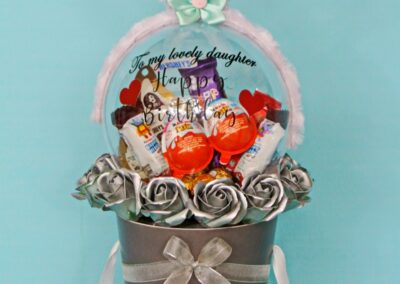 5 Balloon Chocolate Flower Box E